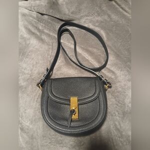 Altuzarra Black Crossbody Bag with Gold Hardware